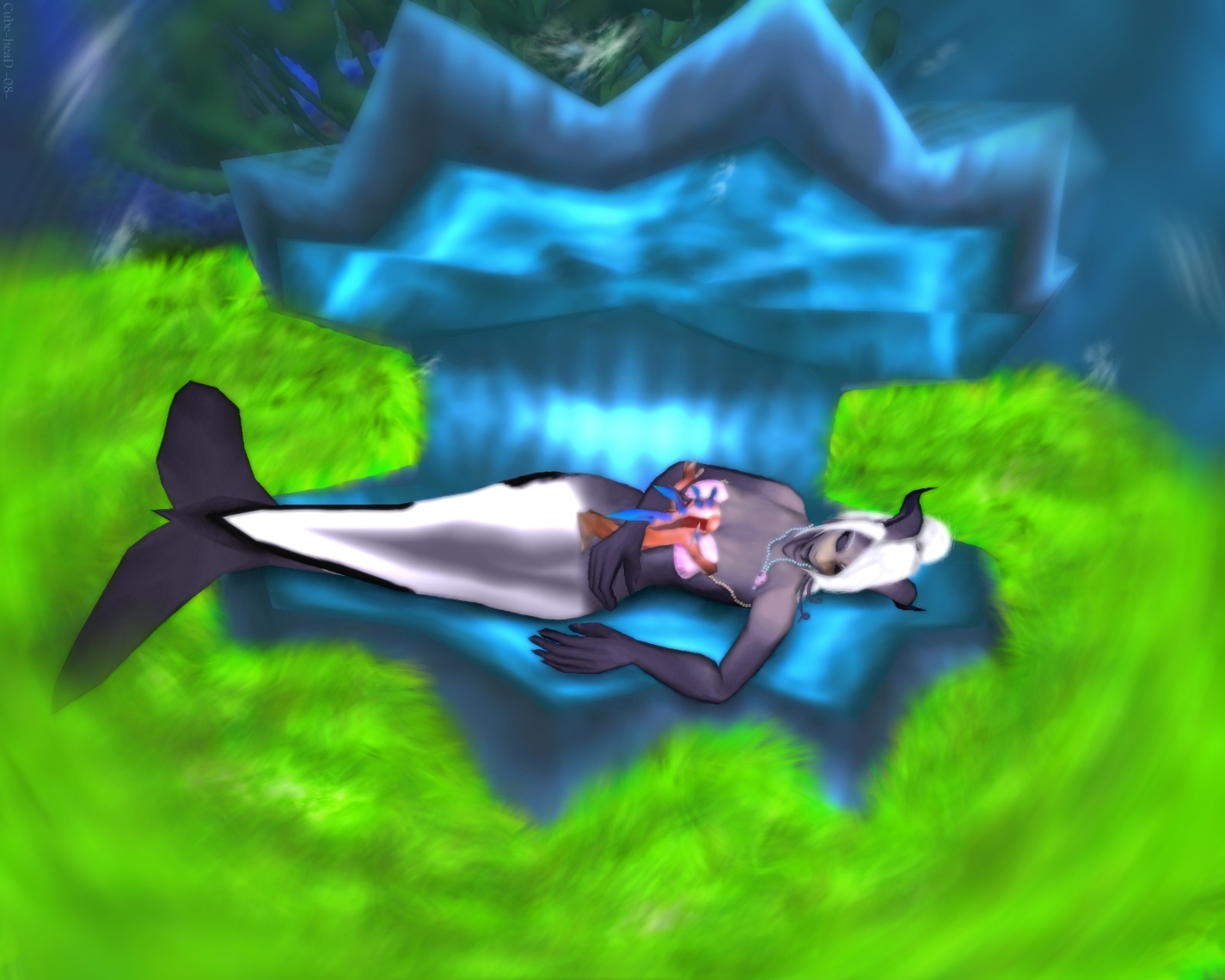 Sleepy Sweepy SeaSel~ [Draenei/SFW/Anthro]
SeaSel taking a soothing sleep at her hidden giant-clam with one of her favorite friend.
Keywords: Draenei;SFW;Anthro;Murloc