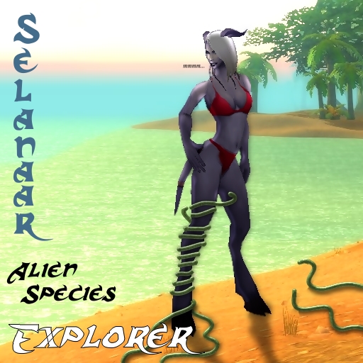 Selanaar, Alien Species Explorer 1/6 [Draenei/Pinup]
The very first Selanaar "smut" from 2007!
Part of the first series of picture about Selanaar.
Keywords: Draenei;OC;pre2010;pinup;tentacle