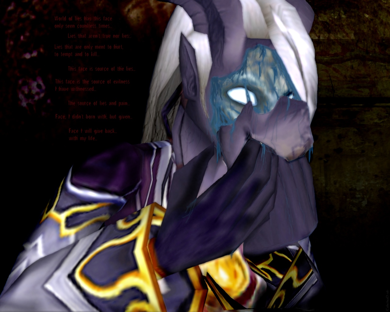 Dark-Selanaar's Diary of Madness 8/8 [Darkside/Draenei/Gore/Horro]
< Flavour text lost in time >
Picture 8/8
Keywords: Darkside;OC;Draenei;Gore;Horror