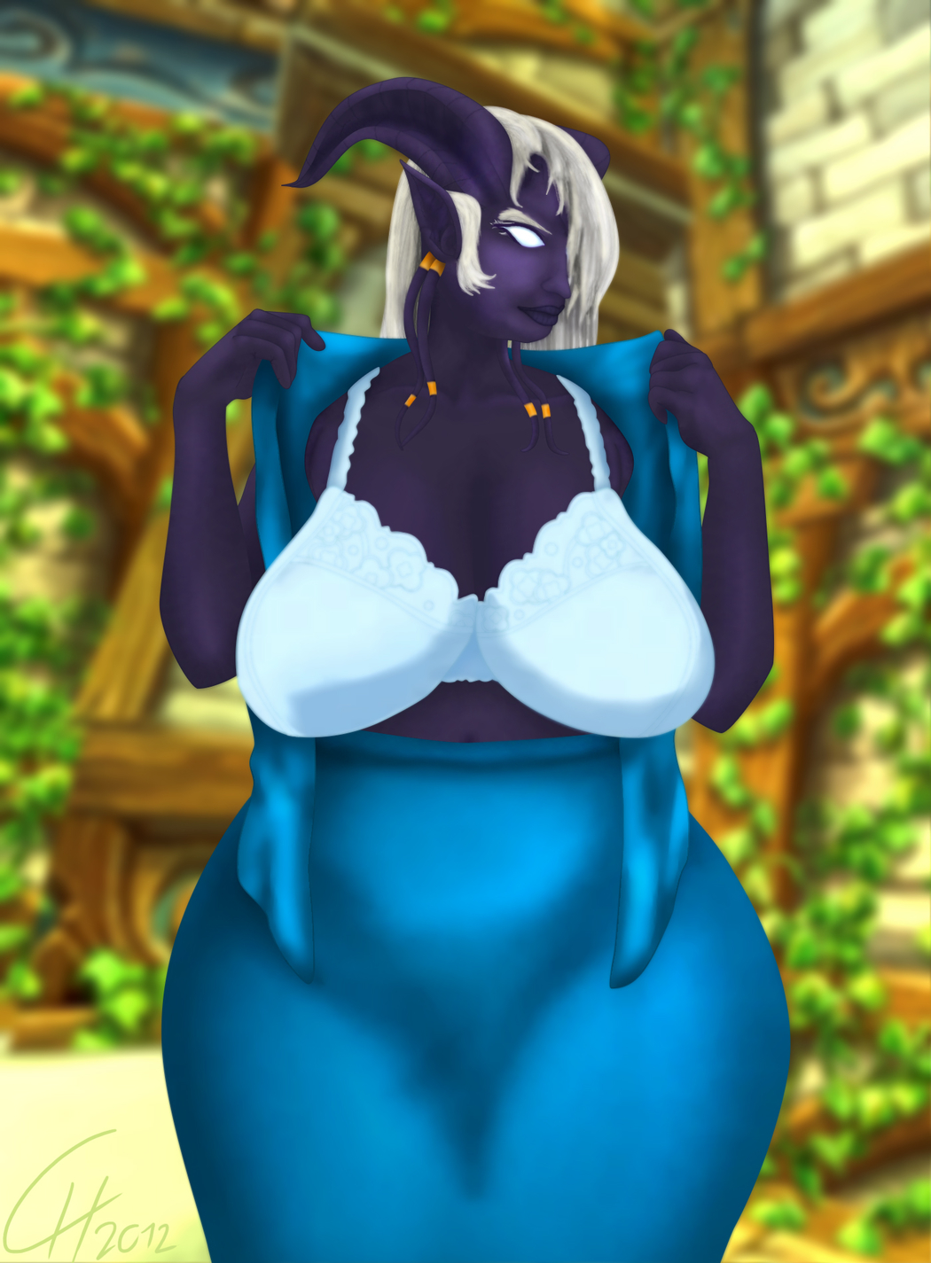 Teasing Mother [Draenei/BBW/Tease]
Little did he know, this ancient draenei mother
had some tendency to tease people.
Keywords: Draenei;OC;Tease;BBW