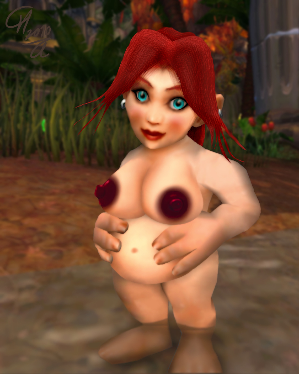 Small and Growing [Gnome/Pinup/Pregnant]
A take of Brixi being pregnant, 2010.
Keywords: Gnome;OC;Pinup;Pregnant
