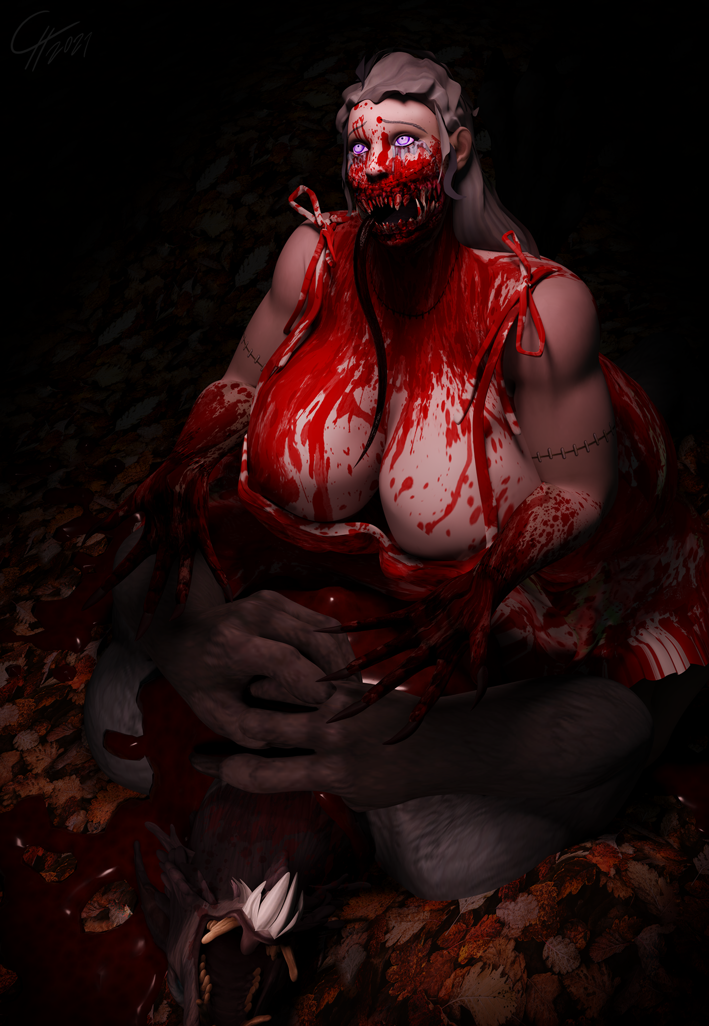 Lament of the Ravenous [Undead/BBW/Horror]
She thought she had her humanity back.
She thought she wouldn't hunger for it.
She thought she could control it.
She thought she had won.
She was wrong.
[b][url=http://bakaras.com/murlocish/albums/userpics/10001/18/SpookyMonthFinale2021XL.png]==XL-Size Edit==[/url]

[b][url=https://www.youtube.com/watch?v=VmIPNFK5mYU]===Inspiration from this song!====[/url][/b]
Keywords: OC;Human;Undead;BBW;Kul Tiran;Gore;Worgen;horror